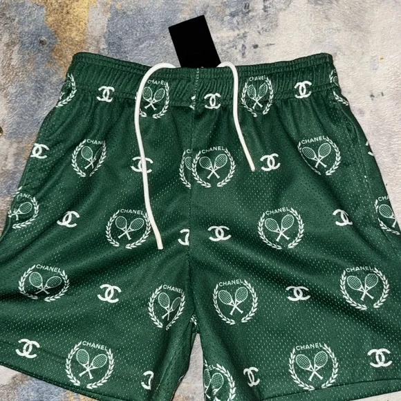 Chanel x Wolves ( New) collaboration shorts with all over print